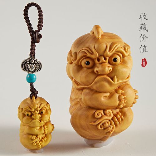 指尖祥瑞 乐清黄杨木貔貅手把件的雅致与灵韵